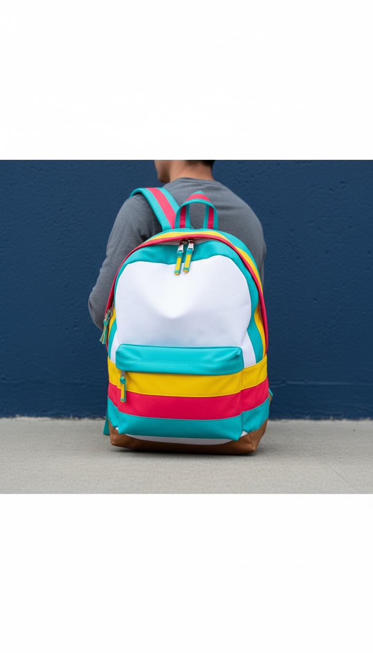 Zaino Street Flash Aqua vibe fluo