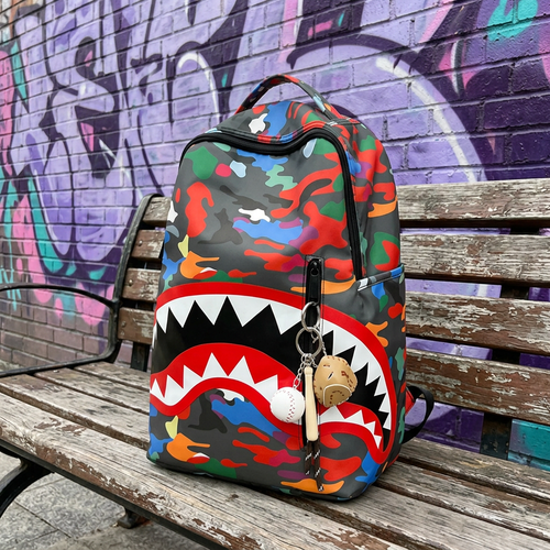 Zaino Shark Camo Multicolore